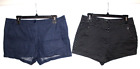 FOREVER 21 &MNG Casual Shorts :2 Item Lot-Polka Dots Pocket Cotton Womens Sz M/8