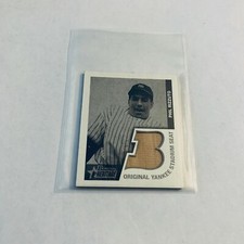 F92993  2001 Bowman Heritage '48 Reprints Relics #BHMPR Phil Rizzuto Seat
