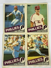 1985 Topps TIFFANY Team SET 29 Philadelphia Phillies Mike Schmidt Steve Carlton
