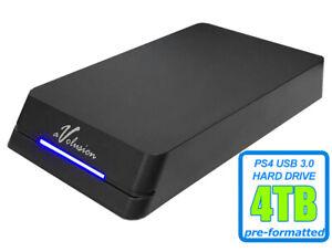 Avolusion 4TB HDDGear Pro External USB 3.0 Gaming Hard Drive - PS4, PS4 Slim Pro