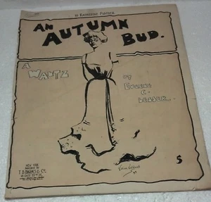 1902 Noten für "THE AUTUMN BUD" A WALTZ von Eugene C. Lesser. T.B. Harms&Co - Bild 1 von 7
