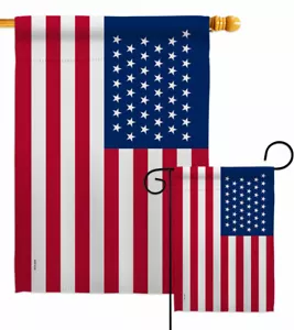 Bandera de jardín de Estados Unidos 1890-1891 Americana antigua gloria patio casa bandera - Imagen 1 de 19