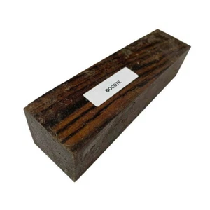 Bocote Madera Dura 2x2x6 Torno Giratorio Perillas en Blanco Cuchillo Escalas Llamadas Artesanía Madera - Imagen 1 de 3