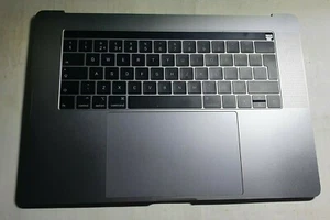 MacBook Pro A1990 15" 2018 2019 Palmrest Case Keyboard Trackpad Grey 200-300 C - Photo 1/6