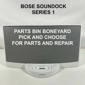 BOSE SOUNDOCK SERIES 1, WHITE, PARTS BIN, BONEYARD, PICK AND CHOOSE, FOR PARTS, - Picture 1 of 55