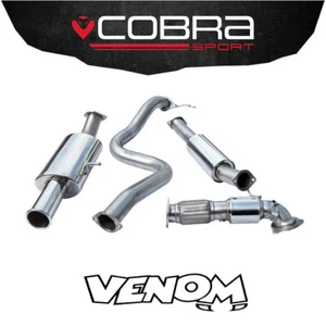 Cobra Exhaust 3" Turbo Back System & Sport Cat Ford Fiesta Mk7 ST180 (13>) FD67a - Picture 1 of 2