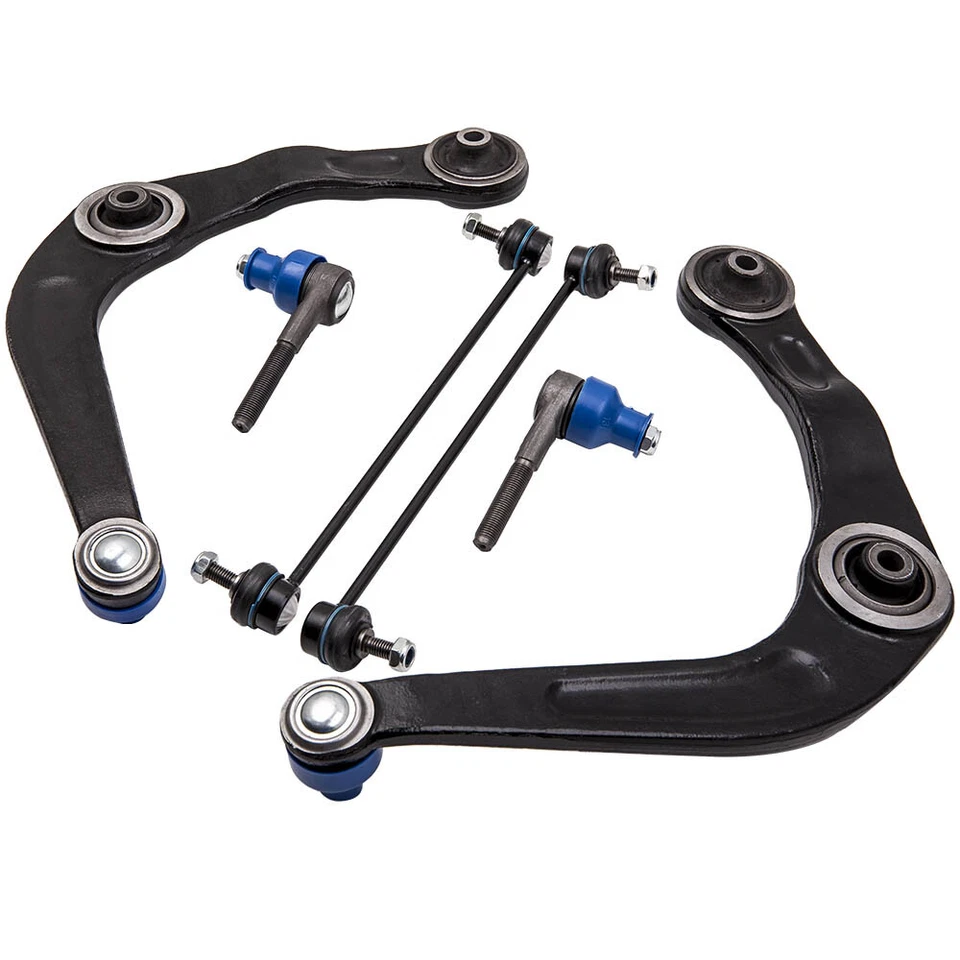 FRONT LOWER SUSPENSION WISHBONE CONTROL ARMS DROP LINKS KIT 98- FOR PEUGEOT 206 - Image 1 of 4