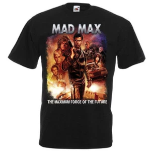 Camiseta Póster de Película MAD MAX 1MAXIMUM FORCE Negra todas las tallas - Imagen 1 de 4
