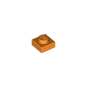 Lego - Orange 1x1 - Plate - Picture 1 of 1