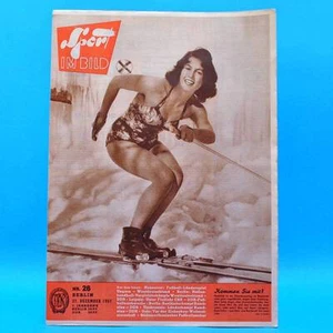 DDR Sport im Bild Nr. 26 1957 Cottbus Eishockey WM Boxen Fußball Tischtennis  - Bild 1 von 1