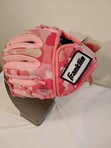 Franklin pink baseball Tee Ball mitt hand crafted 4528 9" RTP Series