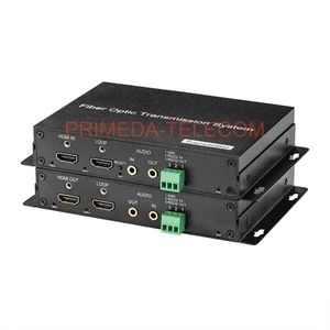 Adaptador convertidor 4K 60Hz HDMI sobre fibra óptica LC 3,5 mm audio RS232 485 A set - Imagen 1 de 23