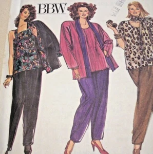 Simp. #9456 Misses Pull-On Pants, Top,Camisole, Jacket Pattern-Sizes 18W to 32w - Picture 1 of 3