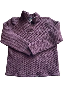 Avalanche Womens Maroon Long Sleeve 1/4 Button Sweater Size Medium - Picture 1 of 6