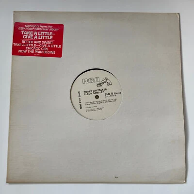 Roger Whittaker Album Sampler RCA DJL1-5416 Vinyl Record Folk  - Image 1 of 4