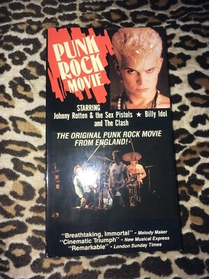 PUNK ROCK MOVIE 81 Concert Film VHS Sex Pistols Siouxsie Slits Billy Idol Clash - Image 1 of 4