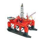1:400 DIY Semi Submersible Oil Drilling Platform Model Finished Size 27x16.8cm
