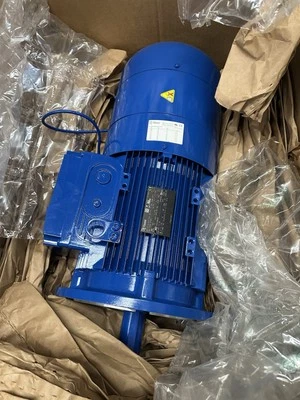 NEW Rossi HBZ 132M 4 B5 Brake motor,7.5hp,1750,480v,IP54,TEFC,3N2771595 - Image 1 of 4