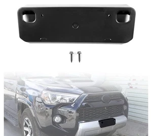 Front License Plate Bumper Mount Bracket Holder Bezels Trim for 4Runner 2010+ - Picture 1 of 2