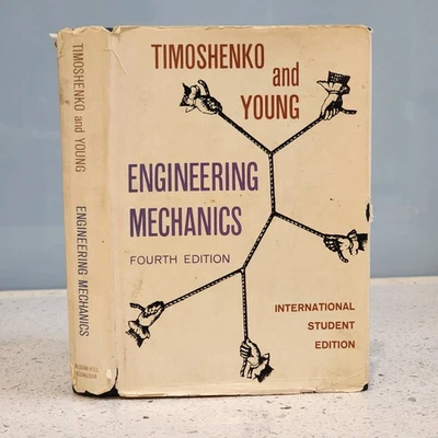Engineering Mechanics 4th Edition by Timoshenko - 1956 International Student HC - Image 1 of 4