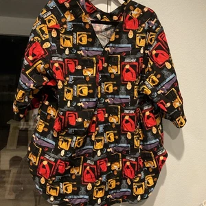 Star Trek  handmade V-Neck Scrub Top Size 3XL - Picture 1 of 7