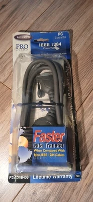 Belkin Pro Series 6' IEEE 1284 Printer Cable DB25 Male/Centronics 36 B Male - Image 1 of 2