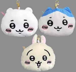 Chiikawa Hachiwara Usagi Reel IC Pass Case 3-Piece Set 5.5" Pouch - Picture 1 of 1