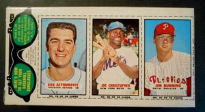 1965 Complete Bazooka Box 19 20 21 Jim Bunning Phillies Mickey Mantle Ad Front - Picture 1 of 6