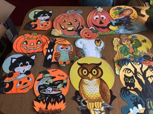 Vintage 1980's Halloween Window, Wall, Hanging Decorations Lot(20) - Picture 1 of 21