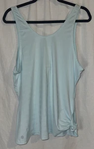Canotta sportiva Athleta donna taglia media blu schiuma di mare Activewear traspirante - Foto 1 di 7