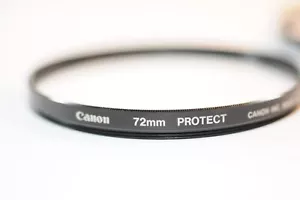 Canon 72mm Protect clear filter for Canon Nikon Sigma Tamron Sony lens - Picture 1 of 3