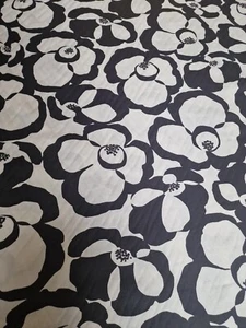 Makela Mono Onyx design fabric by Villa Nova 4.20 metres long by 137cm/54" Wide - Picture 1 of 7