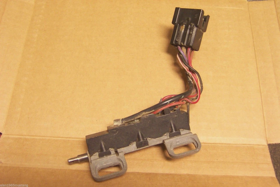 1971 1972 & Other Ford Mustang Mach1 Ignition Switch Non-Tilt With Wiring OEM - Image 1 of 1