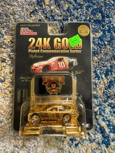SHOP USA ! 24K GOLD Plated 10 Car NASCAR 50th Anniv Ricky Rudd Racing Champions - Picture 1 of 4