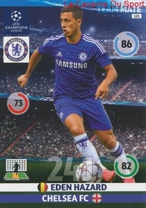 121 EDEN HAZARD CHELSEA.FC BELGIQUE CARD CHAMPIONS LEAGUE ADRENALYN 2015 PANINI - Picture 1 of 1