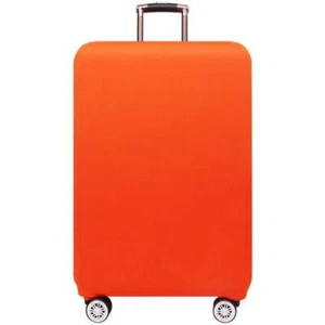 Stretch Luggage Protective Cover - Durable & Dust-Proof - Size M - Orange Red - Picture 1 of 15