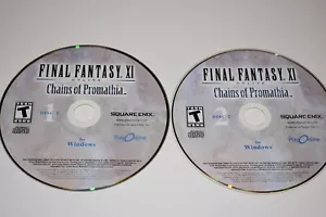 Final Fantasy XI Online: Chains of Promathia (PC, 2004) 2 Discs Only - Windows - Picture 1 of 3