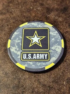 US Army Poker Chip Challenge Coin (N120) - Picture 1 of 4