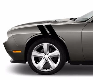 4" Fender Hash Bars vinyl Racing Stripes Sport Decal (Fits CHALLENGER) - Picture 1 of 24