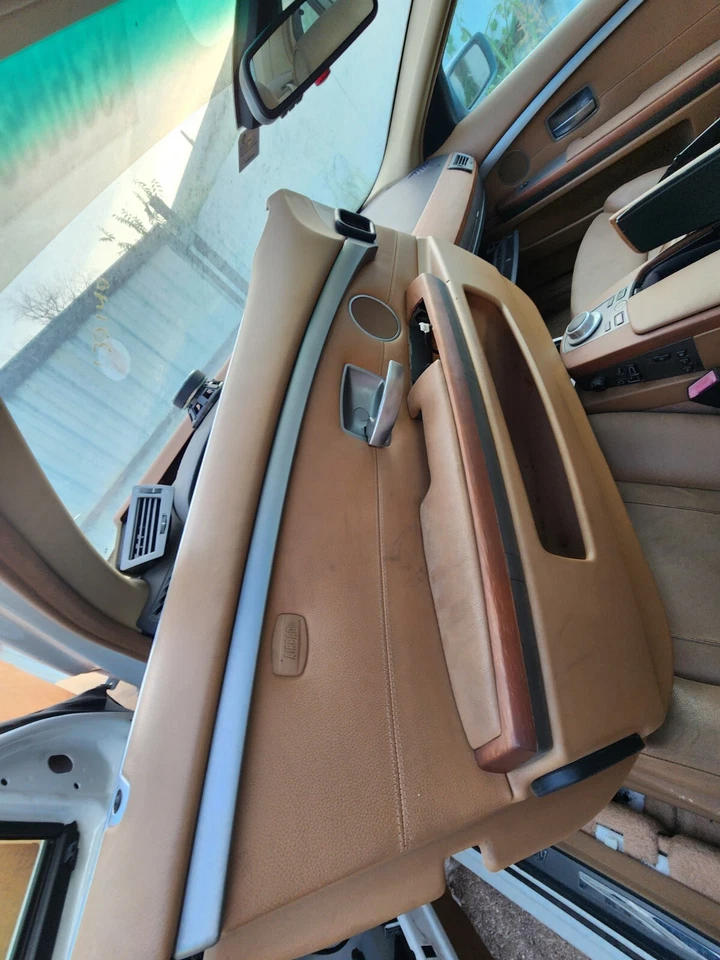 BMW E65 750I 745i 2003 2004 2005 06 2007 2008 panel de puerta interior delantero izquierdo bronceado Foto 1 de 1