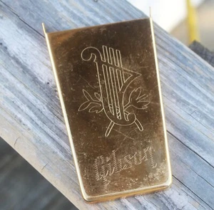 Vintage 1960's Gibson Long Maestro Lyre Vibrola Cover Gold SG Custom ES - Picture 1 of 6