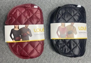 Lole Unisex Quilted Belt Bag Black OR Red NWT - Picture 1 of 19