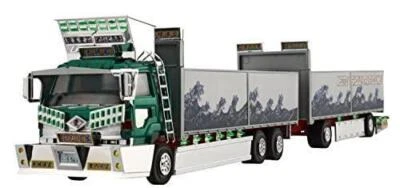 Aoshima 1/64 Mini Deco NEXT Series No.10 Coppia Nave Rimorchio Completo da... - Immagine 1 di 4