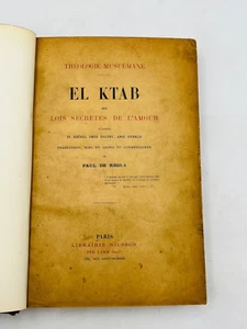 {CURIOSA, THEOLOGIE MUSULMANE} El Ktab des Lois secretes de l'amour. - Picture 1 of 12