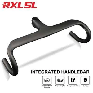 Integrated Handlebar Carbon Road Bike Handlebar For Cycling Carbon Handles Bar - Picture 1 of 9