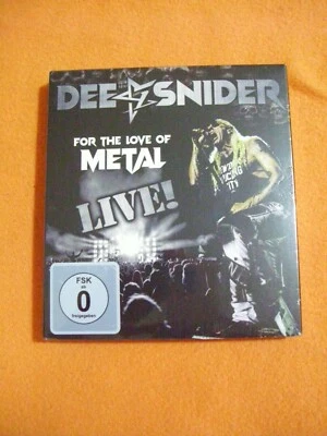 Dee Snider For The Love Of Metal Live CD + DVD + Blu Ray Digipack NEU + OVP!  - Bild 1 von 4