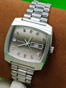 vintage SANDOZ watch Automatic 25 Jewels Day / Date Indicator - Picture 1 of 14