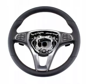 Sportlenkrad Lederlenkrad Mercedes-Benz Vito W447 NEU LEDERBEZUG Neu Beziehen - Bild 1 von 3