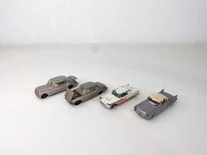 Lesney Matchbox Car Bundle X4 Vintage 1960s Cadillac Thunderbird Jaguar Rolls  - Picture 1 of 13