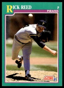 1991 Score Rick Reed Pittsburgh Pirates #584 - Picture 1 of 2